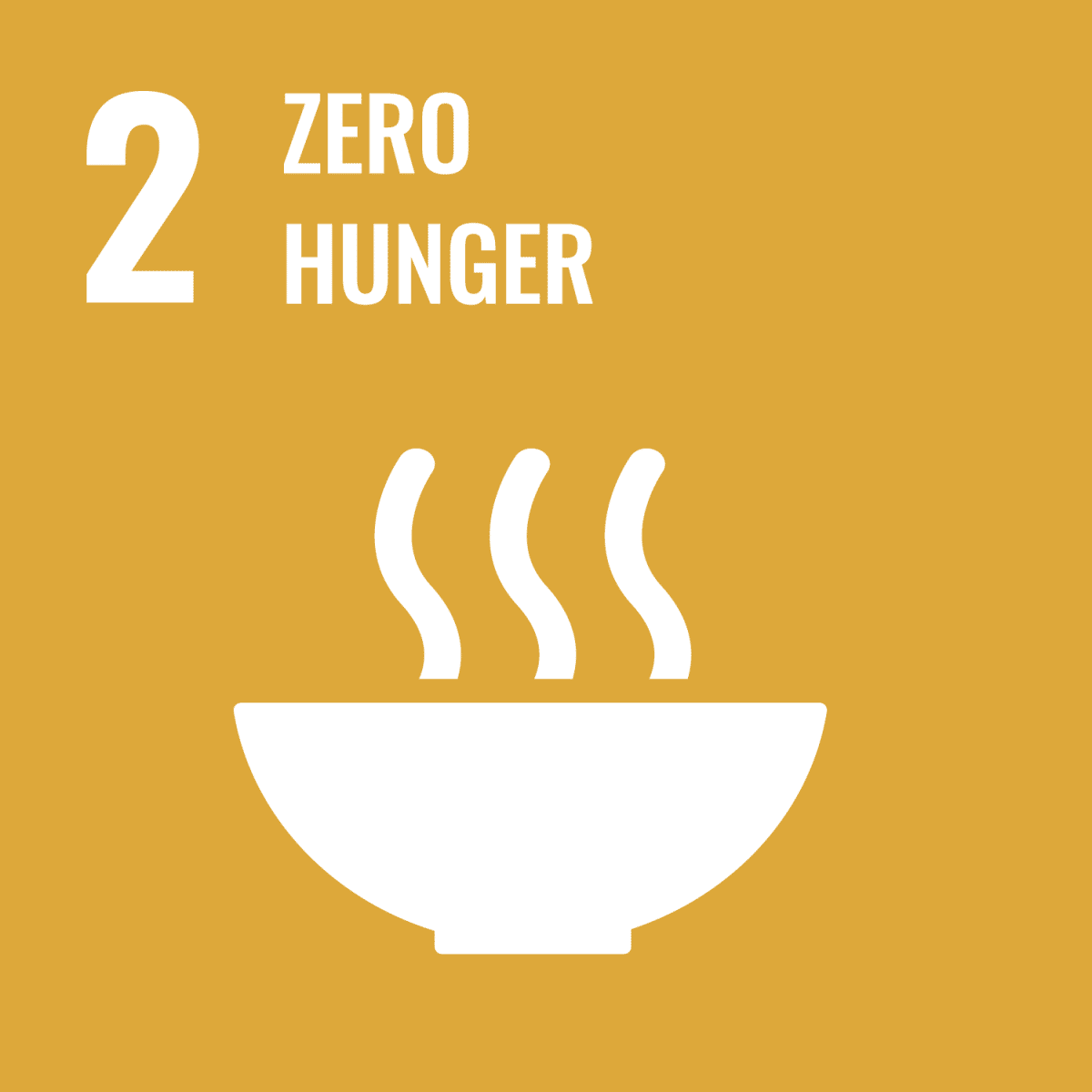 Icon: SDG 2 - Zero hunger