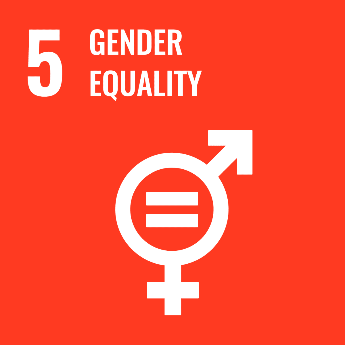 Icon: SDG 5 - Gender equality