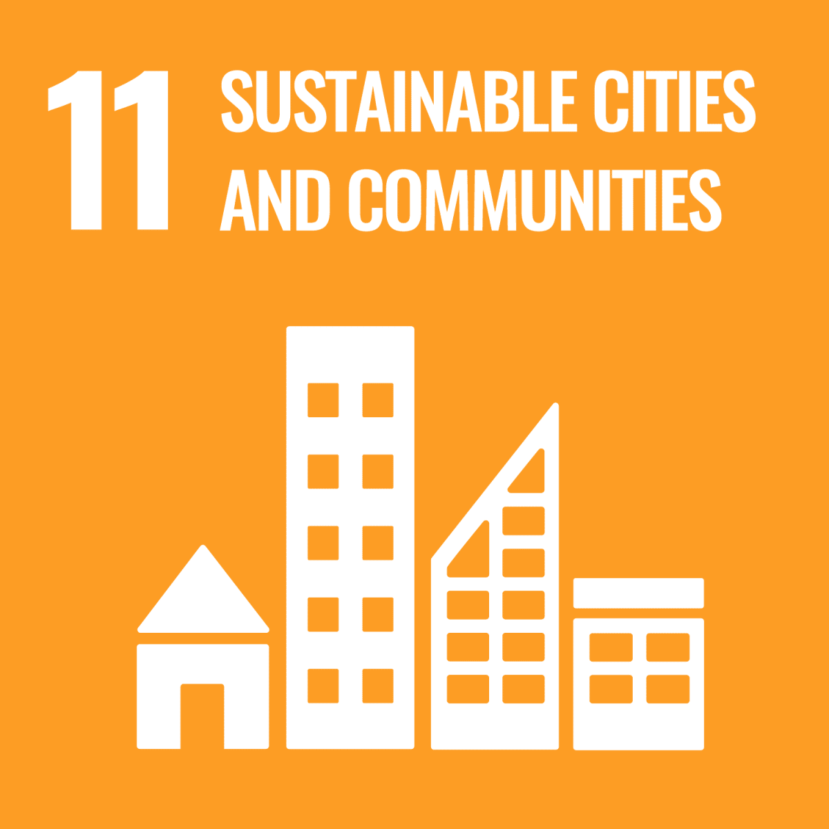 Icon: SDG 11 - Sustainable cities and communities