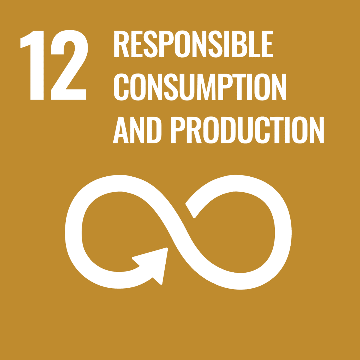Icon: SDG 12 - Responsible consumption and production