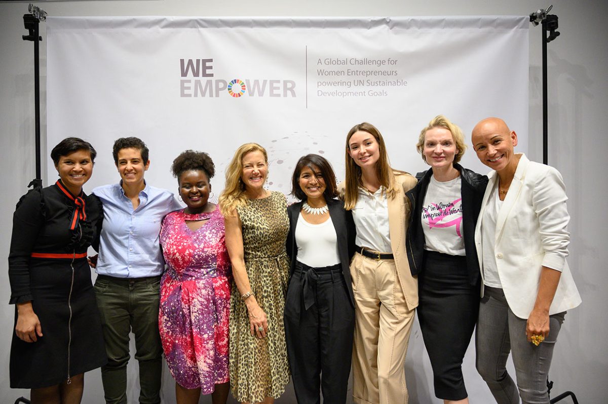 Group photo from the 2019 WE Empower UN SDG Challenge